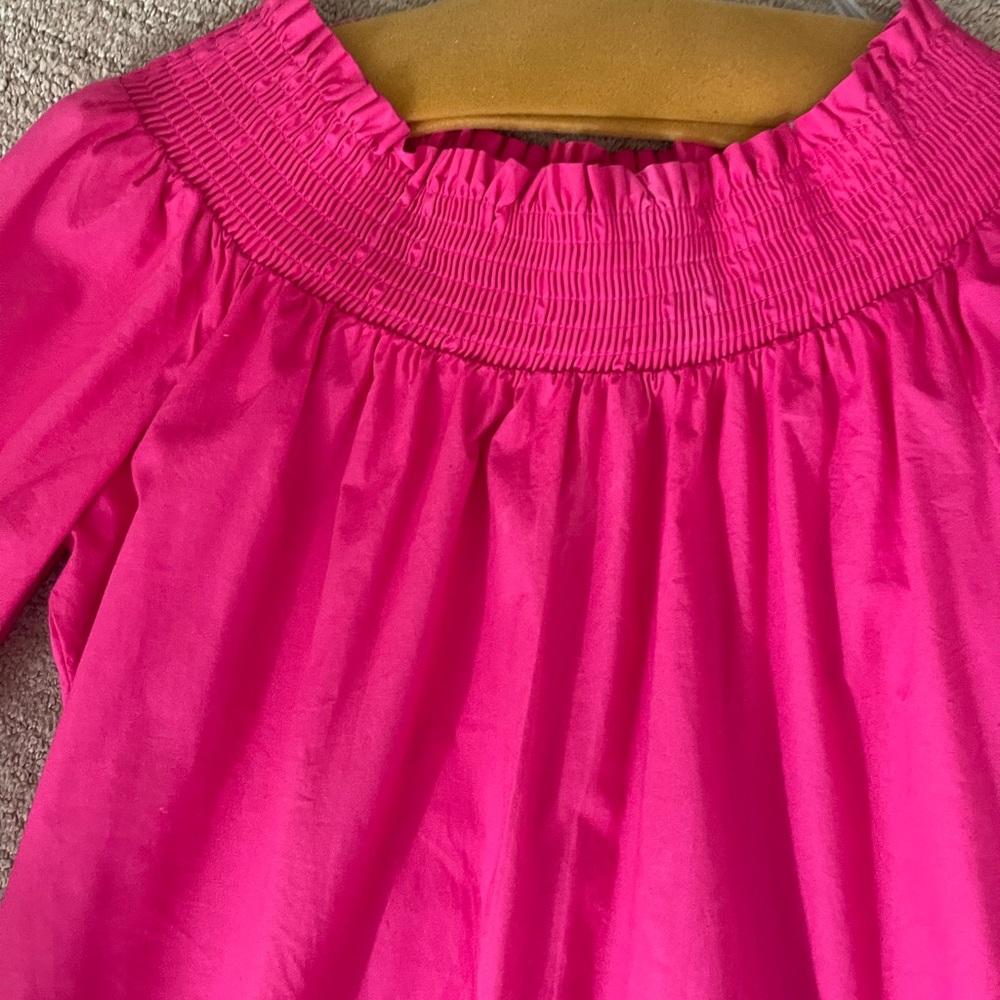 Melissa Paige Pink Off the Shoulder Blouse - Picture 3 of 10